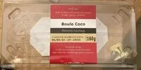 Quantité de sucre dans Boule coco