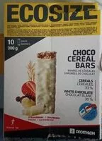 Количество сахара в Choco cereal bars fraise canneberge chocolat blanc
