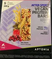 Количество сахара в Decathlon / Aptonia - Vegan protein bars