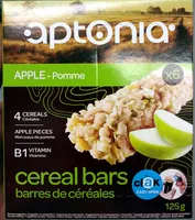 Suhkru kogus sees Barres de céréales pomme