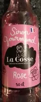 Amount of sugar in Sirop gourmand à la rose