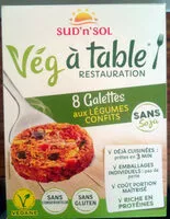 Sokerin määrä sisällä Vég à table - Galettes aux légumes confits