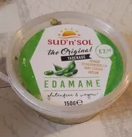 Sokerin määrä sisällä Sud'n sol tapenade Edamame