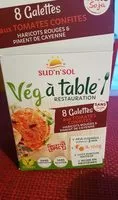 Sokerin määrä sisällä Vég à table