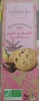 Suhkru kogus sees Biscuits bio pépites de chocolat & goût banane