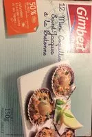 Quantité de sucre dans 12 mini coquilles saint-jacques a la Bretonne