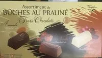 Cantidad de azúcar en Assortiment de Bûches au praliné