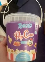 Sokerin määrä sisällä Pop corn caramel