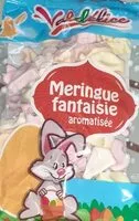 Amount of sugar in Meringue fantaisie