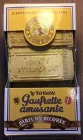 İçindeki şeker miktarı Gaufrette parfum Chicorée