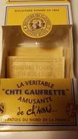 İçindeki şeker miktarı La véritable "chti gaufrette" amusante du nord
