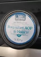 Quantité de sucre dans Roquefort AOP et Noix