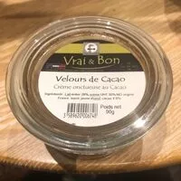 中的糖分和营养成分 Vrai bon