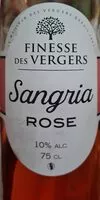Количество сахара в Sangria rosé