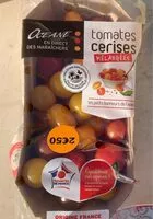 İçindeki şeker miktarı Tomates cerises melangees