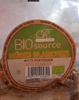 Sucre et nutriments contenus dans Bio sources