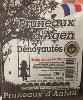 Amount of sugar in Pruneau d'Agen, IGP, dénoyauté