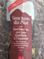 Sucre et nutriments contenus dans Saucisson du pilat