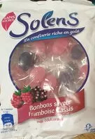 Quantité de sucre dans Solens Bonbons Framboise-cassis Sans Sucre