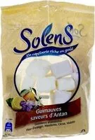 Quantité de sucre dans Solens Guimauves Saveurs D Antan