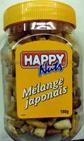 Sucre et nutriments contenus dans Happy nuts