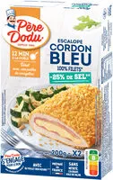 İçindeki şeker miktarı Escalope cordon bleu de poulet -25% de sel
