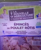 Sucre et nutriments contenus dans Nouvelle agriculture