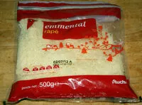 入っている砂糖の量 Emmental râpé