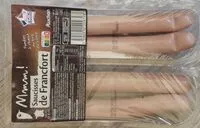Quantité de sucre dans Saucisses de Francfort