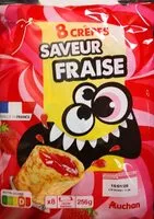 含糖量 8 crêpes saveur fraise