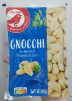 入っている砂糖の量 Gnocchi aux flocons de pomme de terre