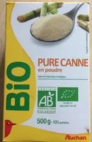 Jumlah gula yang masuk Pure canne en poudre biologique