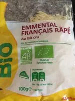 Количество сахара в BIOEmmental français râpé