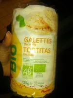 Jumlah gula yang masuk Tortitas de maiz bio