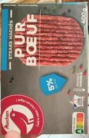 चीनी की मात्रा Steaks hachés pur boeuf 5% matières grasses