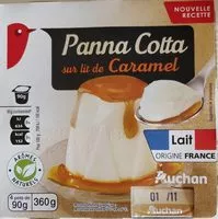 Jumlah gula yang masuk Panna Cotta sur lit de caramel