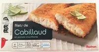 Zuckermenge drin Filets panés de Cabillaud