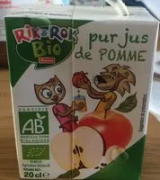 入っている砂糖の量 BIO100 % Pur jusPomme