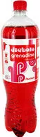 Sokerin määrä sisällä DIABOLO Grenadine - goût grenadine