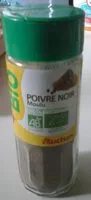 Amount of sugar in Poivre noir moulu issu de l'agriculture biologique