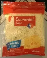 Jumlah gula yang masuk Emmental râpéFAMILIAL 350G