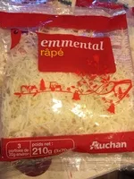 Jumlah gula yang masuk Emmental râpé3 MINI SACHETS 210g (3x70g)
