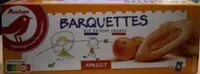 入っている砂糖の量 Barquettes Abricot