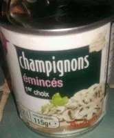 Suhkru kogus sees Champignons de Paris 1er choix Emincés