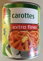 Amount of sugar in Carottes extra-fines