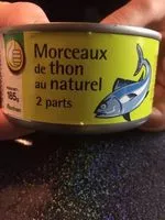 İçindeki şeker miktarı Morceaux de thon au naturel