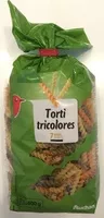 Suhkru kogus sees Pâtes torti tricolores de qualité supérieure