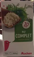 Zuckermenge drin Riz complet cuisson rapide 10 minutes