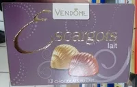 Amount of sugar in Les escargots lait fourrage praliné