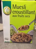 İçindeki şeker miktarı Muesli Croustillant aux fruits secs